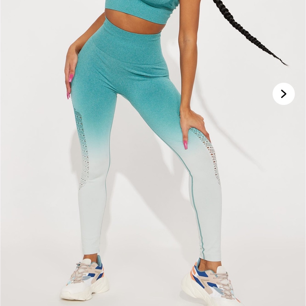 Teal Leggings - Picture 1 of 2
